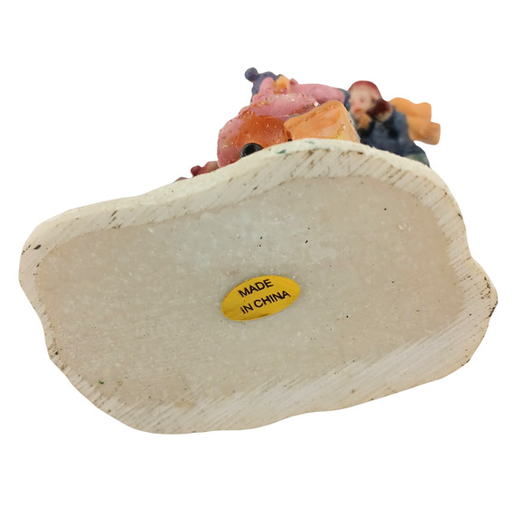 Holiday Time Victorian Family Decorating Christmas Tree Figurine 3.5" w/ Box - Picture 6 of 10